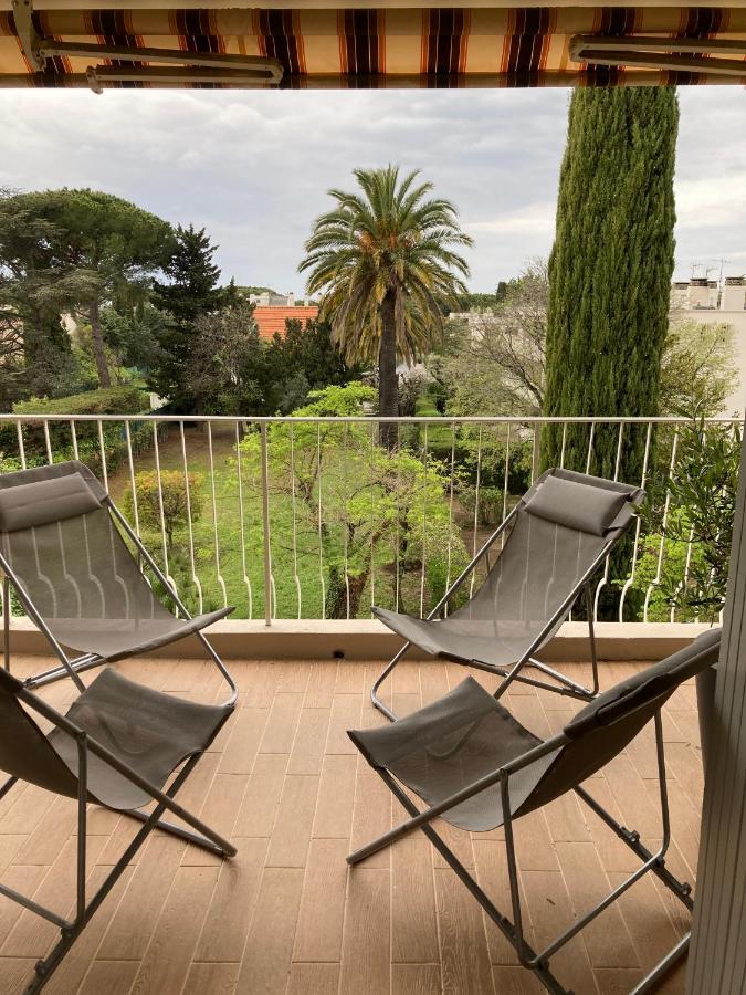 Apartmán Les Palmiers Saint-Cyr-sur-Mer Exteriér fotografie